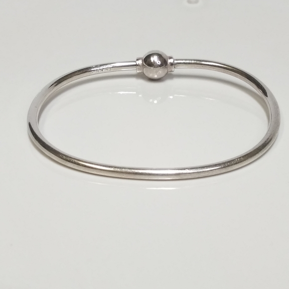 EDEN Hand Arts Cape Cod Sterling Silver Bangle Bracelet fits 7 to 7 1/2 wrists - Picture 7 of 11